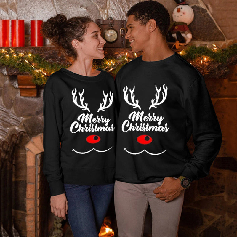Merry Xmas Cotton Couples Sweatshirt