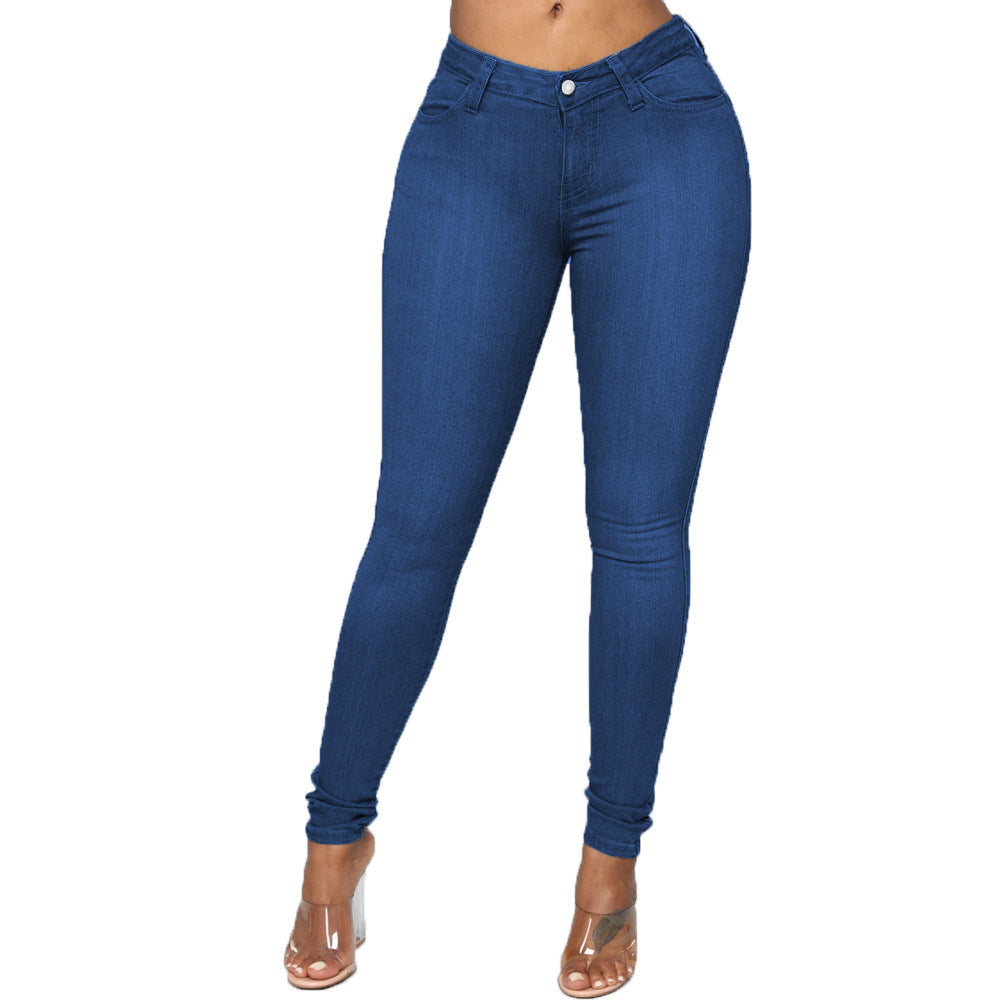 Modern-Girl Low-Rise Pencil Jeans